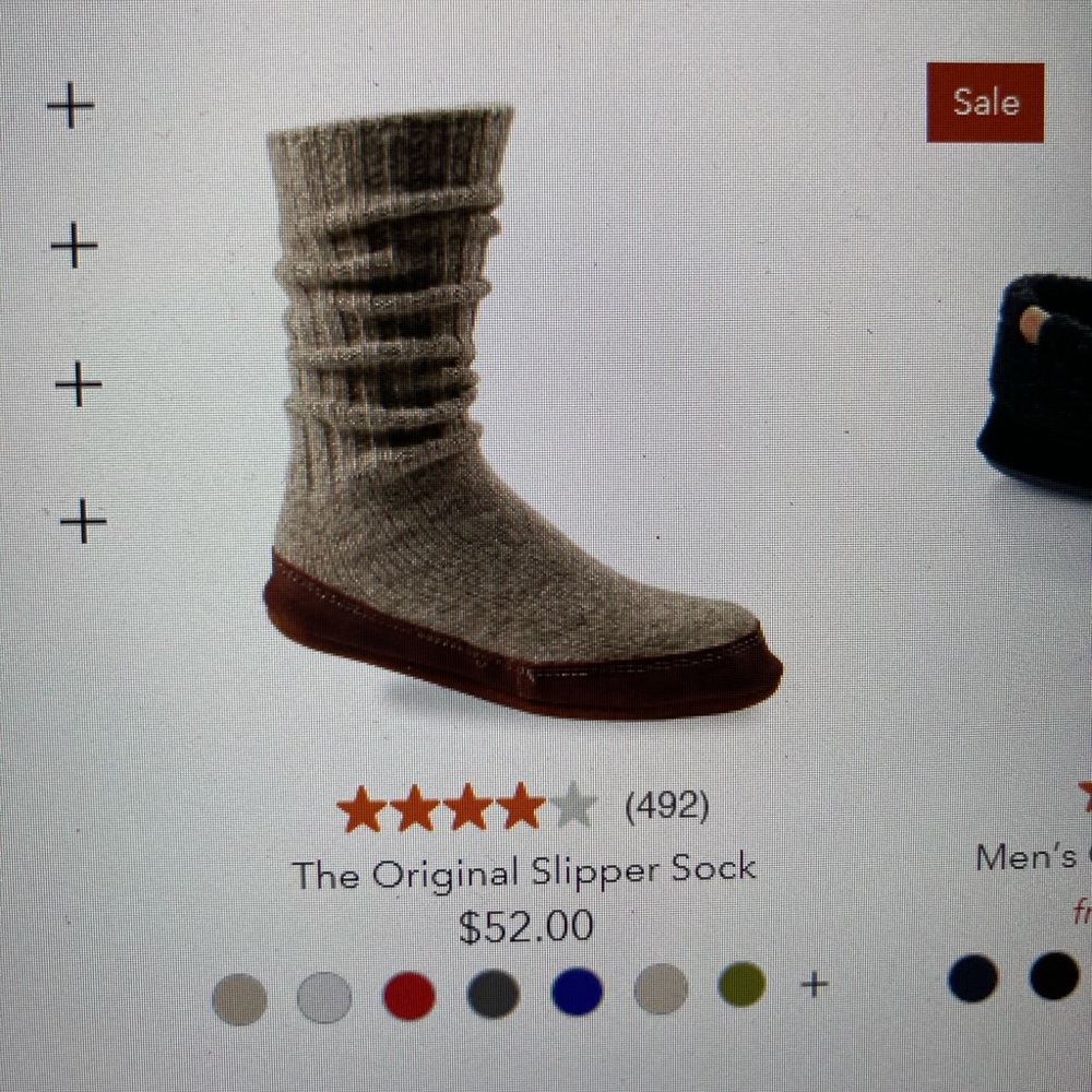 Brand new pair of Acorn original slipper socks